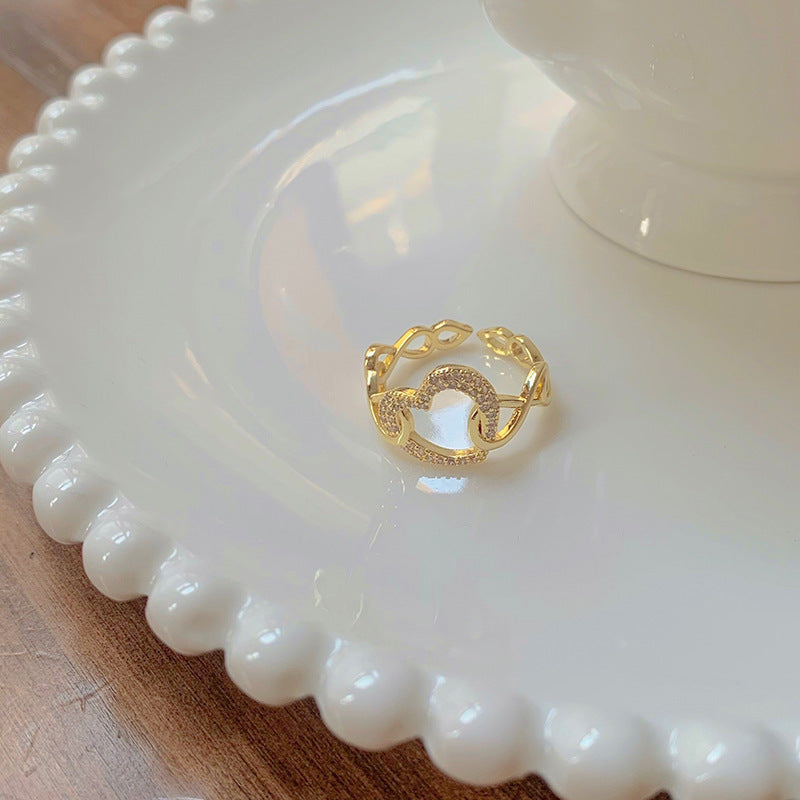 Bague Coeur de Pêche