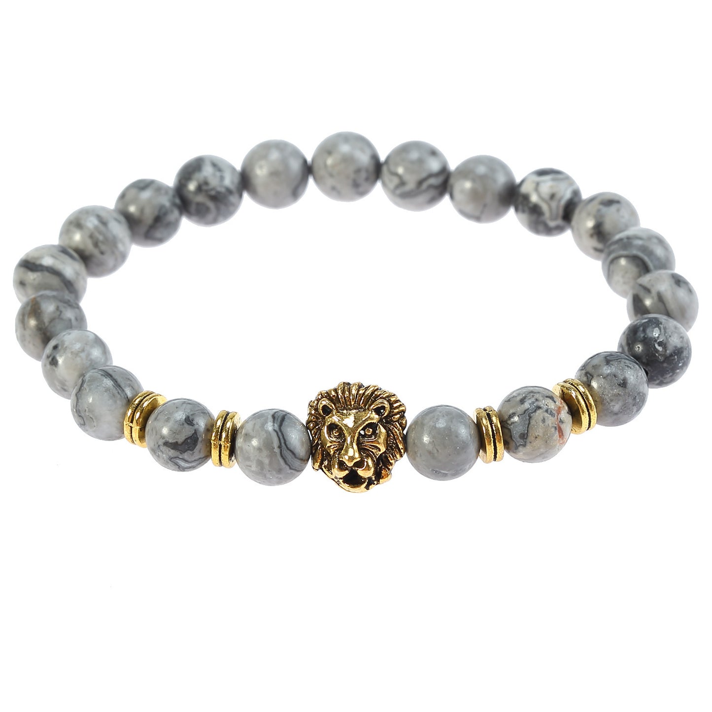 Bracelet Lion en Pierre Naturelle