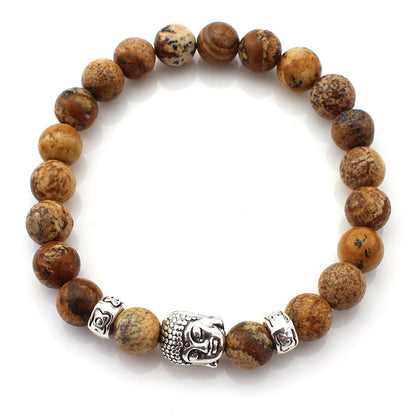 Bracelet Bouddha en Pierres Naturelles
