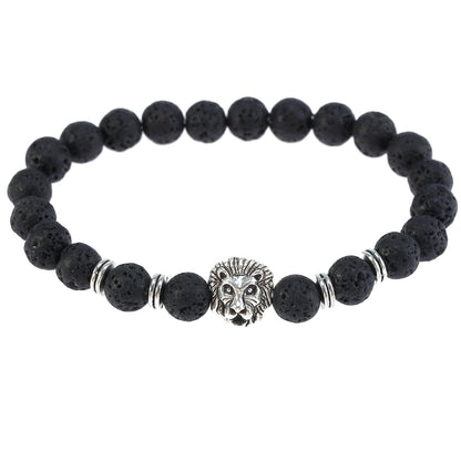 Bracelet Lion en Pierre Naturelle